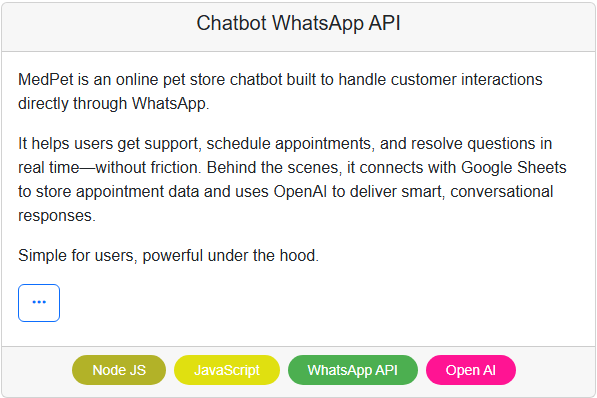 Chatbot WhatsApp API